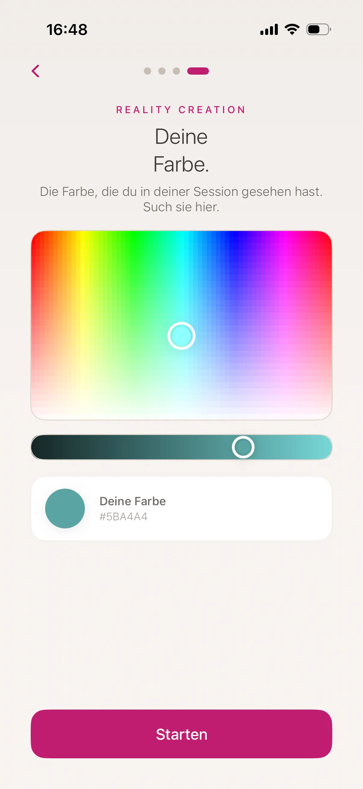 Reality Creation Farbe